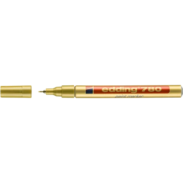 Lakkmarker 0,8mm, kerek Edding 780 arany