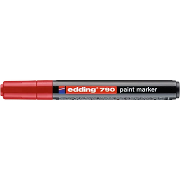 Lakkmarker 2-3mm, kerek Edding 790 piros