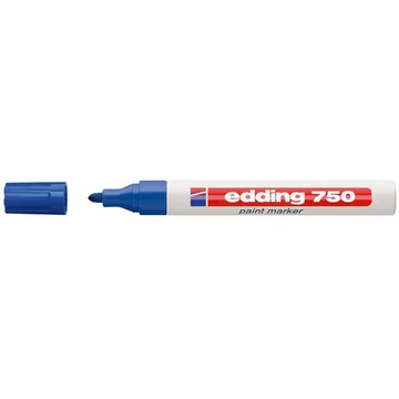 Lakkmarker 2-4mm, kerek Edding 750 kék