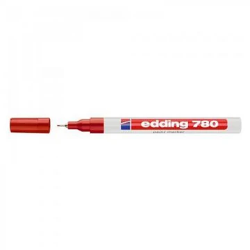 Lakkmarker 0,8mm, kerek Edding 780 piros