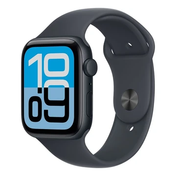 Okosóra Apple Watch SE 3 GPS 44mm Midnight Aluminium Case with Midnight Sport Band - M/L