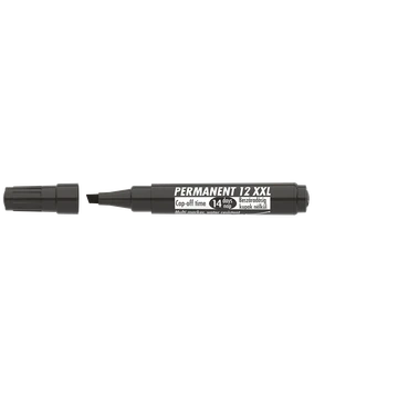 Alkoholos marker 1-4mm, vágott Ico 12XXL fekete