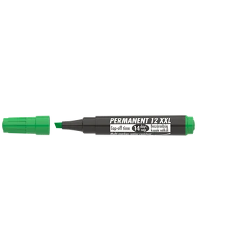 Alkoholos marker 1-4mm, vágott Ico 12XXL zöld