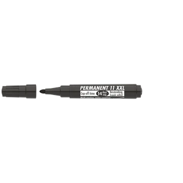 Alkoholos marker 3mm, kerek Ico 11XXL fekete