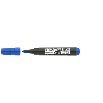 Alkoholos marker 3mm, kerek Ico 11XXL kék