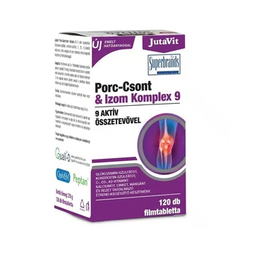 Porc-Csont & Izom komplex 9 összetevővel, tabletta 120db JutaVit
