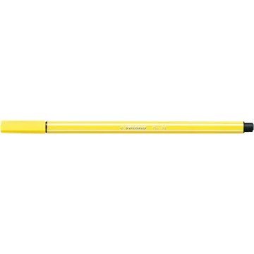 Rostirón, filctoll 1mm, M STABILO Pen 68 citromsárga