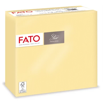 Szalvéta 2 rétegű 1/4 hajtású 38 x 38 cm 40 lap/csomag Star Fato_82990100 pezsgő