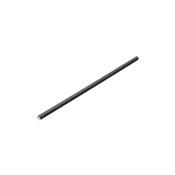 Szívószál papír 6 x 230 mm 100 db/csomag fekete