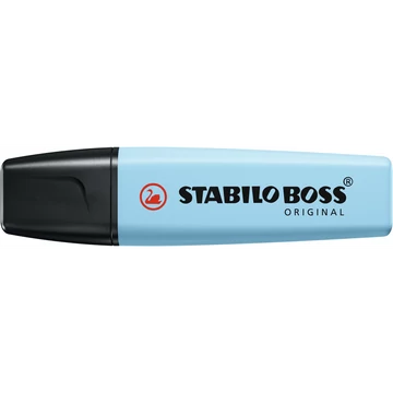 Szövegkiemelő 2-5mm, vágott hegyű, STABILO Boss original 70/112 pastel jeges kék