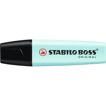Szövegkiemelő 2-5mm, vágott hegyű, STABILO Boss original 70/113 pastel türkiz