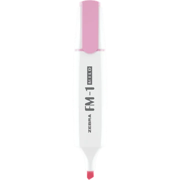 Szövegkiemelő 3,5 mm, Zebra FM-1 Mild, rózsaszín