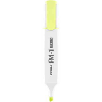 Szövegkiemelő 3,5 mm, Zebra FM-1 Mild, sárga