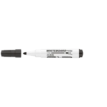Táblamarker 3mm, kerek Ico 11XXL fekete