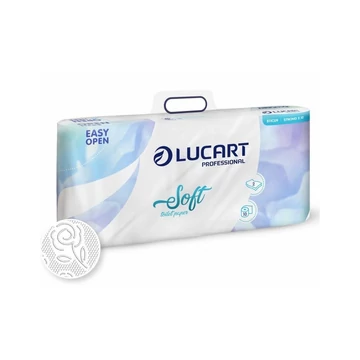 Toalettpapír 2 rétegű kistekercses átmérő: 9,8 cm 108 lap/tekercs 10 tekercs/csomag Strong 2.10 Lucart_811C09 fehér