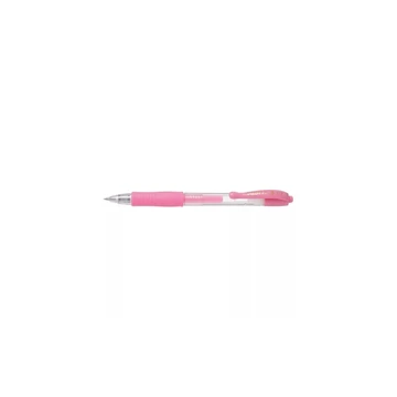 Zseléstoll 0,7mm, nyomógombos Pilot G-2, írásszín pasztell rózsaszín