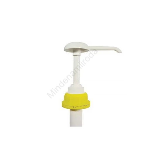 Adagoló pumpa műanyag CC 5 literes és 10 literes termékekhez 30 ml CHEF PG510 Clean Center sárga