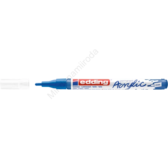 Akril marker 1-2mm, Edding 5300 kék