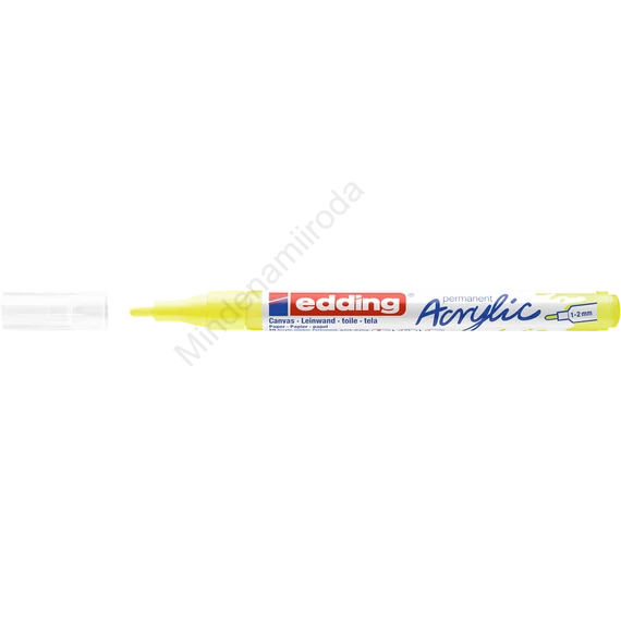 Akril marker 1-2mm, Edding 5300 neon sárga