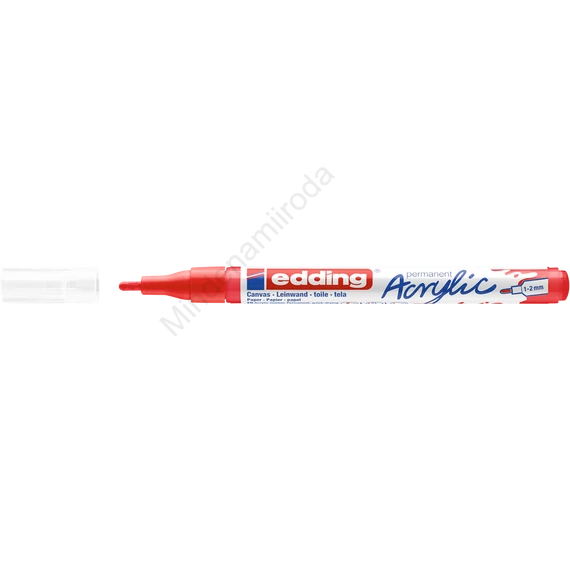 Akril marker 1-2mm, Edding 5300 piros