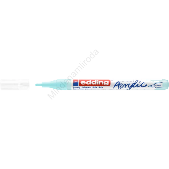 Akril marker 1-2mm, Edding 5300 pasztellkék