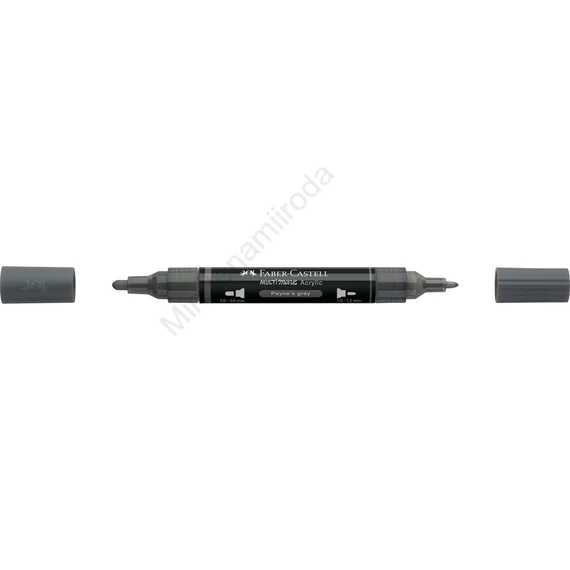 Akril marker kétvégű MULTIMARK 181 Faber-Castell Payne-szürke 