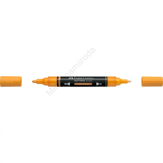 Akril marker kétvégű MULTIMARK 309 Faber-Castell világos narancs