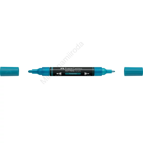 Akril marker kétvégű MULTIMARK 313 Faber-Castell türkiz 
