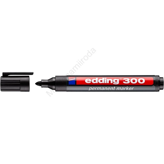 Alkoholos marker 1,5-3mm, kerek Edding 300 fekete