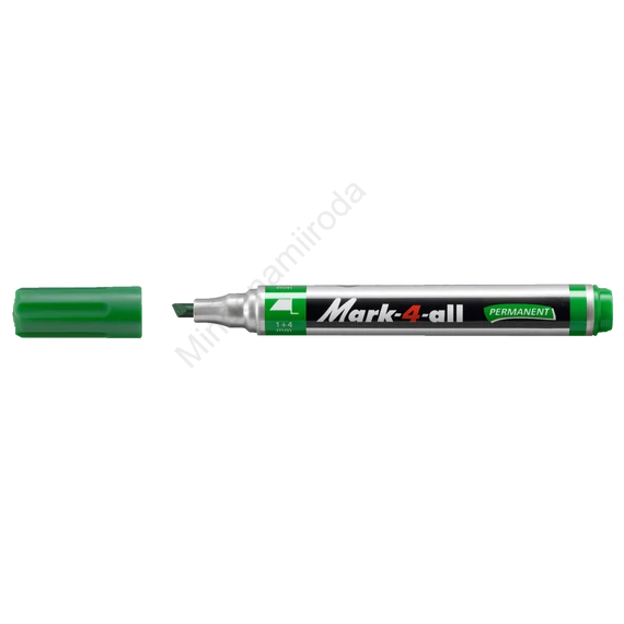 Alkoholos marker 1-4mm, vágott S Stabilo Mark-4-all 653/36 zöld