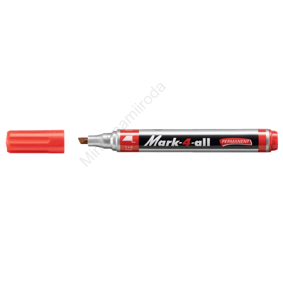 Alkoholos marker 1-4mm, vágott S Stabilo Mark-4-all 653/40 piros