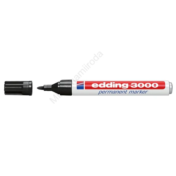 Alkoholos marker 1,5-3mm, kerek Edding 3000 fekete