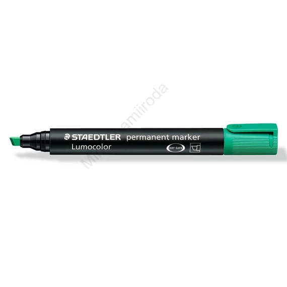 Alkoholos marker 2-5mm, vágott hegyű, Lumocolor 350 Staedtler zöld