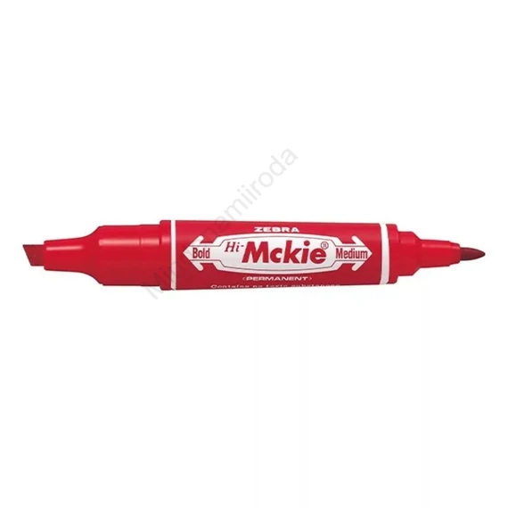 Alkoholos marker Zebra HI MCKIE piros