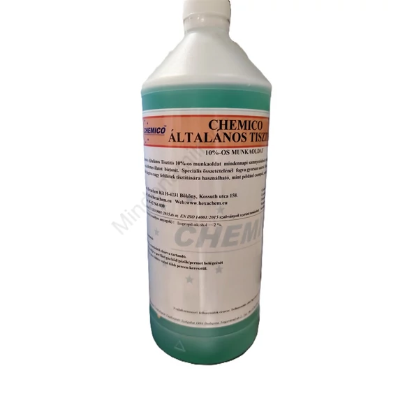 Általános tisztítószer 10%-os munkaoldat 1 liter Chemico