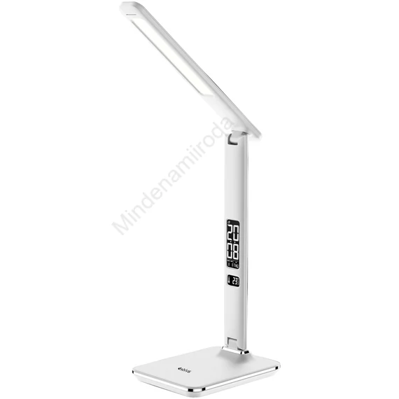 Asztali LED lámpa, Nathan, kijelzős, 6W, 5000K, AVIDE, fehér