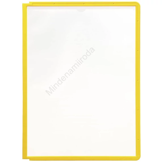 Bemutatótábla panel, A4, 5 db/csomag, Durable Sherpa sárga