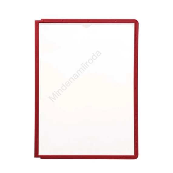 Bemutatótábla panel, A4, 5 db/csomag, Durable Sherpa piros