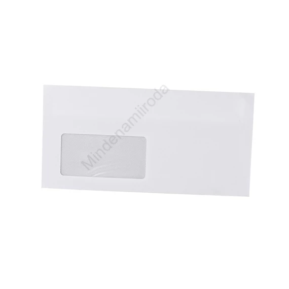 Boríték LA4 öntapadó bélésnyomott bal ablak 45x90mm 110×220mm B20A15 Bluering® fehér