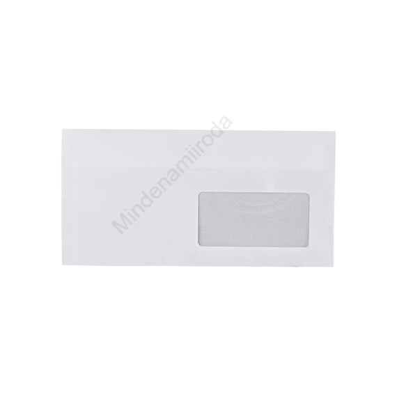 Boríték LA4 öntapadó bélésnyomott jobb ablakos 45x90mm 110x220mm J20A15 Bluering® fehér