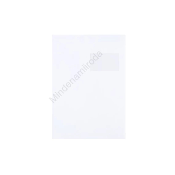 Boríték TC/4 szilikonos bélésnyomott jobb ablak 50x100mm ablak jobb oldalról 20mm felülről 52mm Bluering® fehér