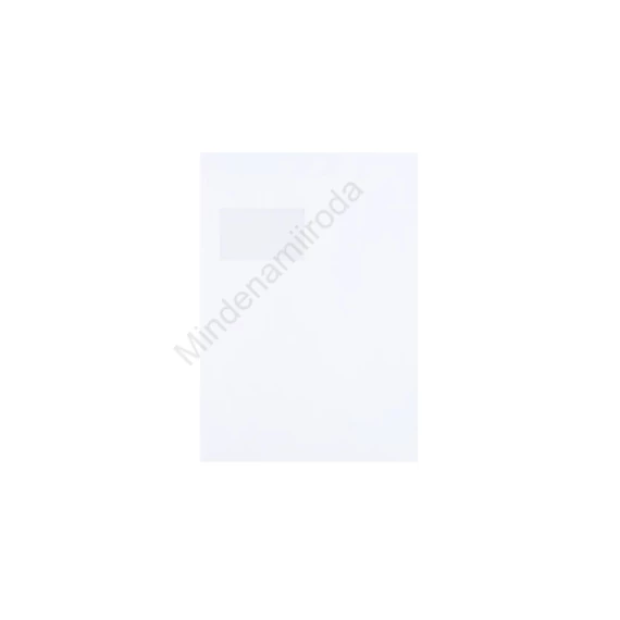 Boríték TC/4 szilikonos bélésnyomott bal ablak 50x100 ablak bal oldalról 20mm felülről 52mm Bluering® fehér
