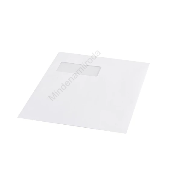 Boríték TC/4 szilikonos bélésnyomott bal ablak 55x90 ablak oldalról 20mm felülről 57mm Bluering® fehér