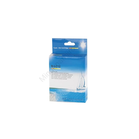 Brother LC12/LC1240/LC1280XL tintapatron yellow ECO