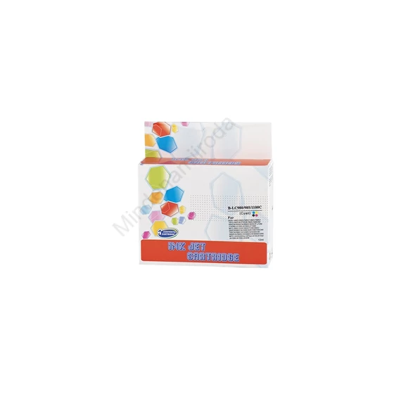 Brother LC39/LC985 tintapatron cyan ECO
