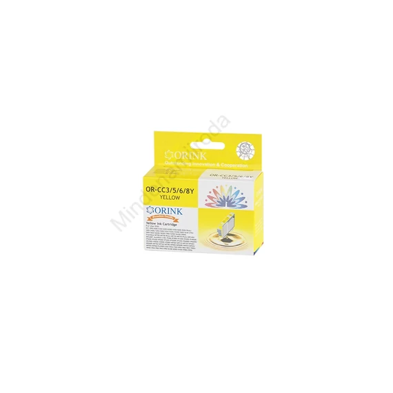Canon BCI3/BCI5/BCI6/BCI8 tintapatron yellow ORINK