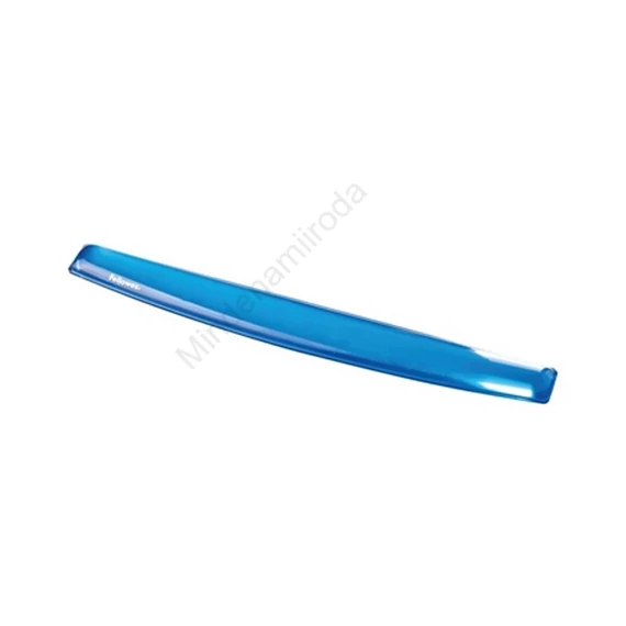 Csuklótámasz billentyűzethez, géltöltésű, Fellowes® Crystal Gel, kék