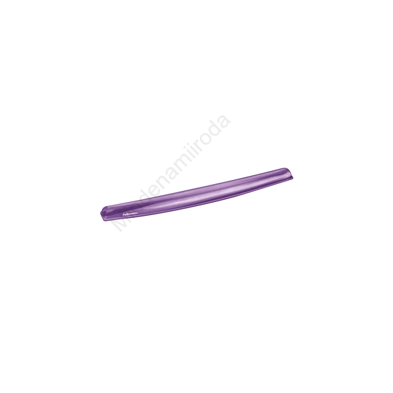 Csuklótámasz billentyűzethez, géltöltésű, Fellowes® Crystal Gel, lila