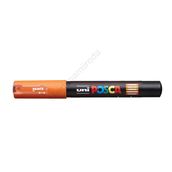 Dekormarker 0,7-1mm, Uni Posca PC-1M narancs