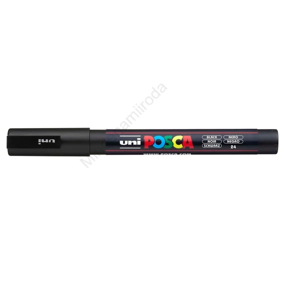 Dekormarker 0,9-1,3mm, Uni Posca PC-3M fekete